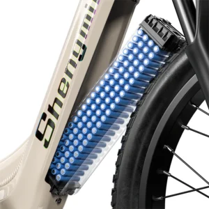 Batterie amovible haute capacité du S700 offrant jusqu’à 90 km par charge