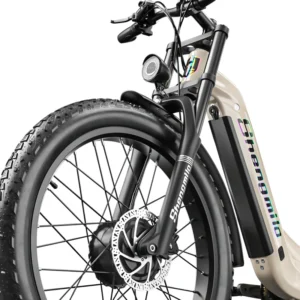 Suspension avant du vélo électrique S700 adaptée aux terrains accidentés