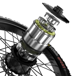 Moteur brushless de 1000W assurant une assistance électrique dynamique sur le MX06